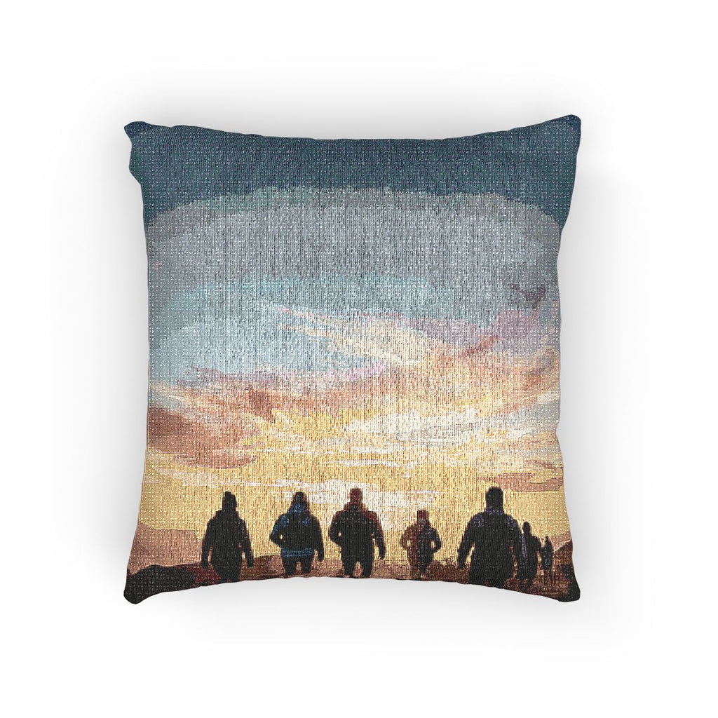 Woven Pillow - Golden Journey