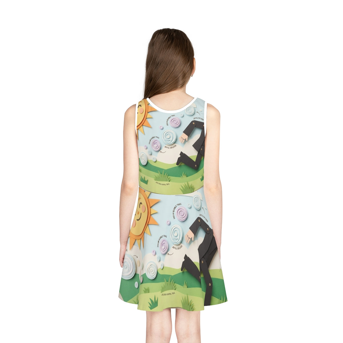 Girls' Sleeveless Sundress - Meadow Sunshine | Echovira...