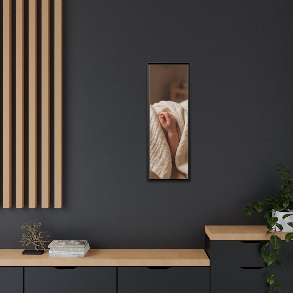 Framed Matte Canvas - Neutral Nursery