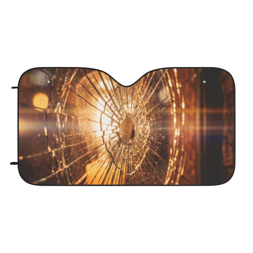 Car Sun Shades - Moody Fractured Glass