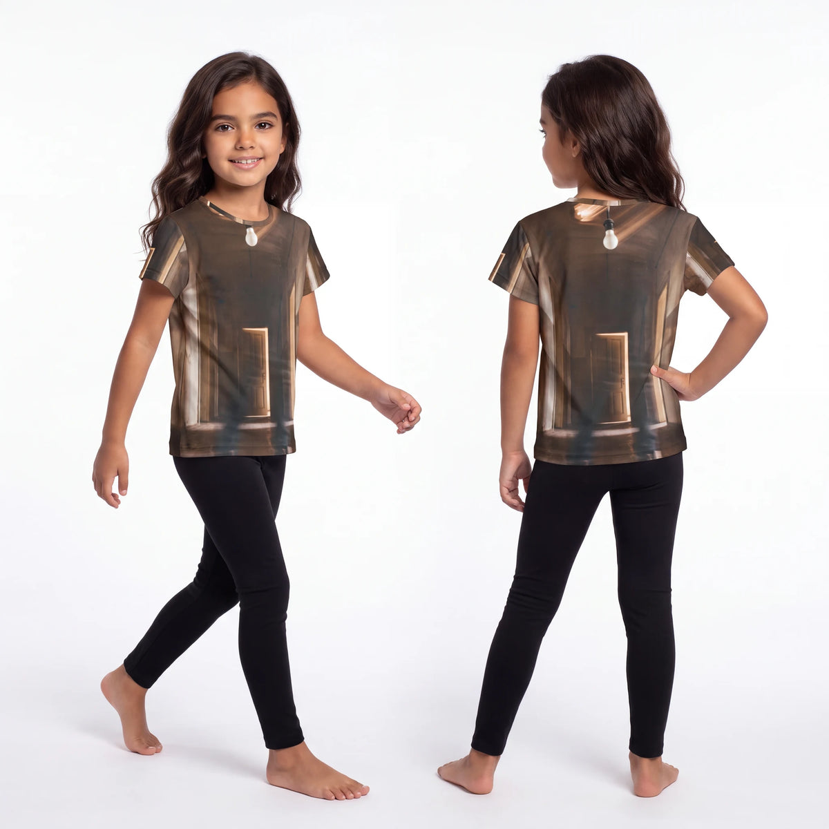 Kids Sports Jersey with Liminal Corridor Art