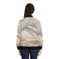 Women's Bomber Jacket - Winter Branch Solitude Landscape |...