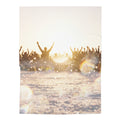 Golden Hour Crowd Celebration Baby Swaddle Blanket