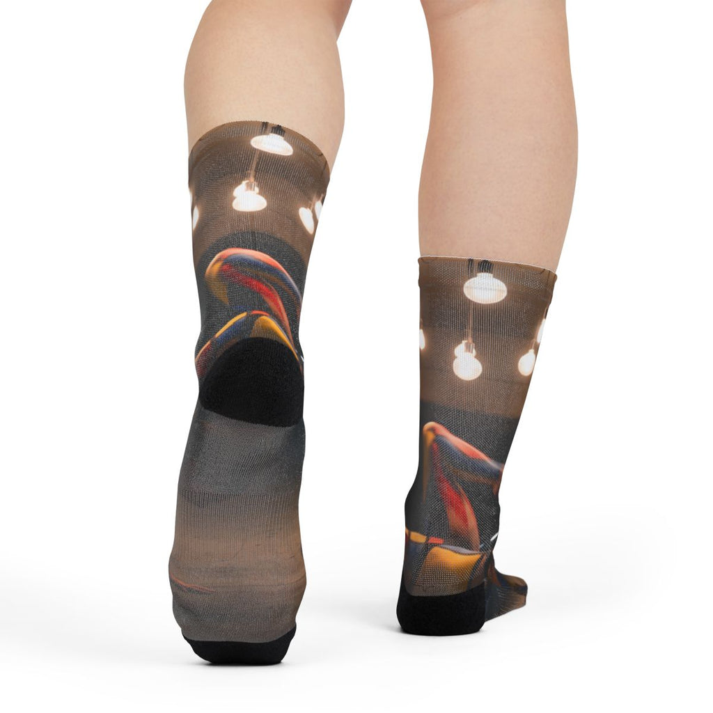 Sublimation Crew Socks - Kinetic Arch | Echovira Gallery