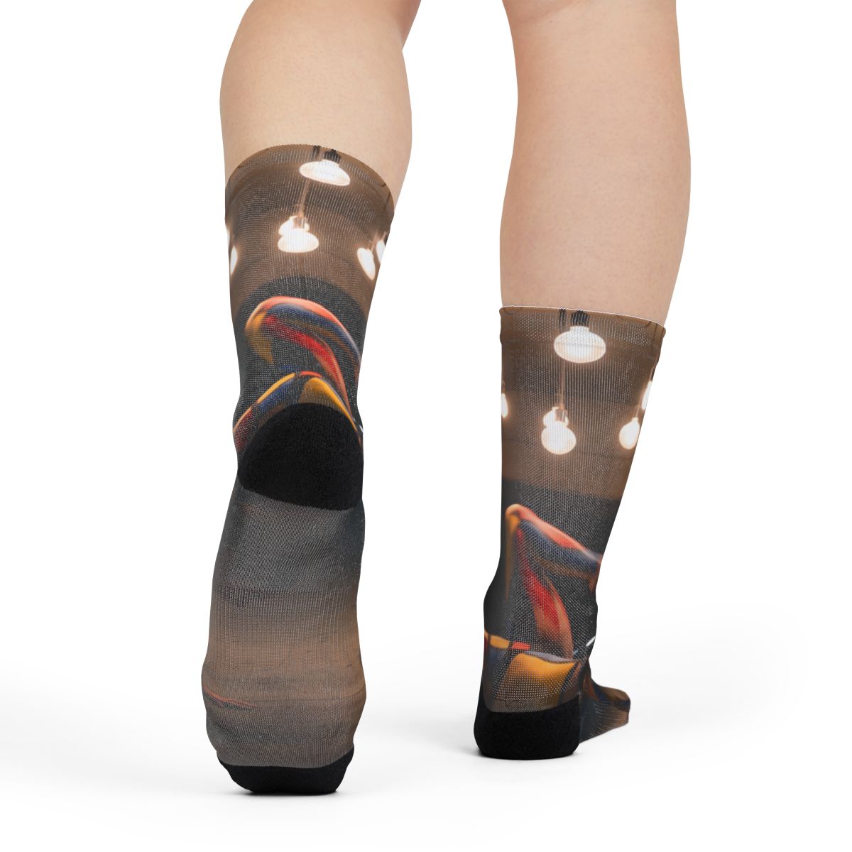 Sublimation Crew Socks - Kinetic Arch | Echovira Gallery