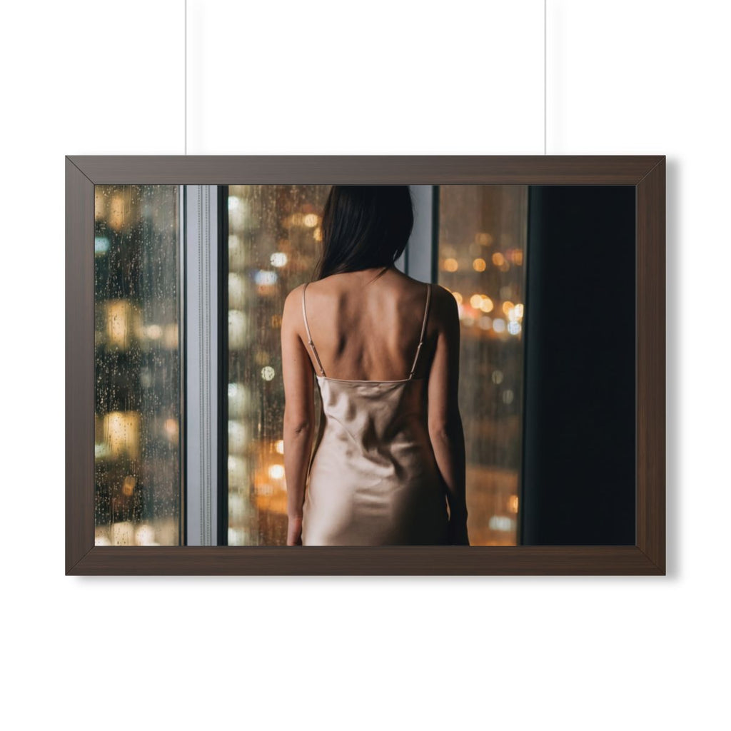Framed Horizontal Poster - Golden Rainscape (14×11, 16×12......