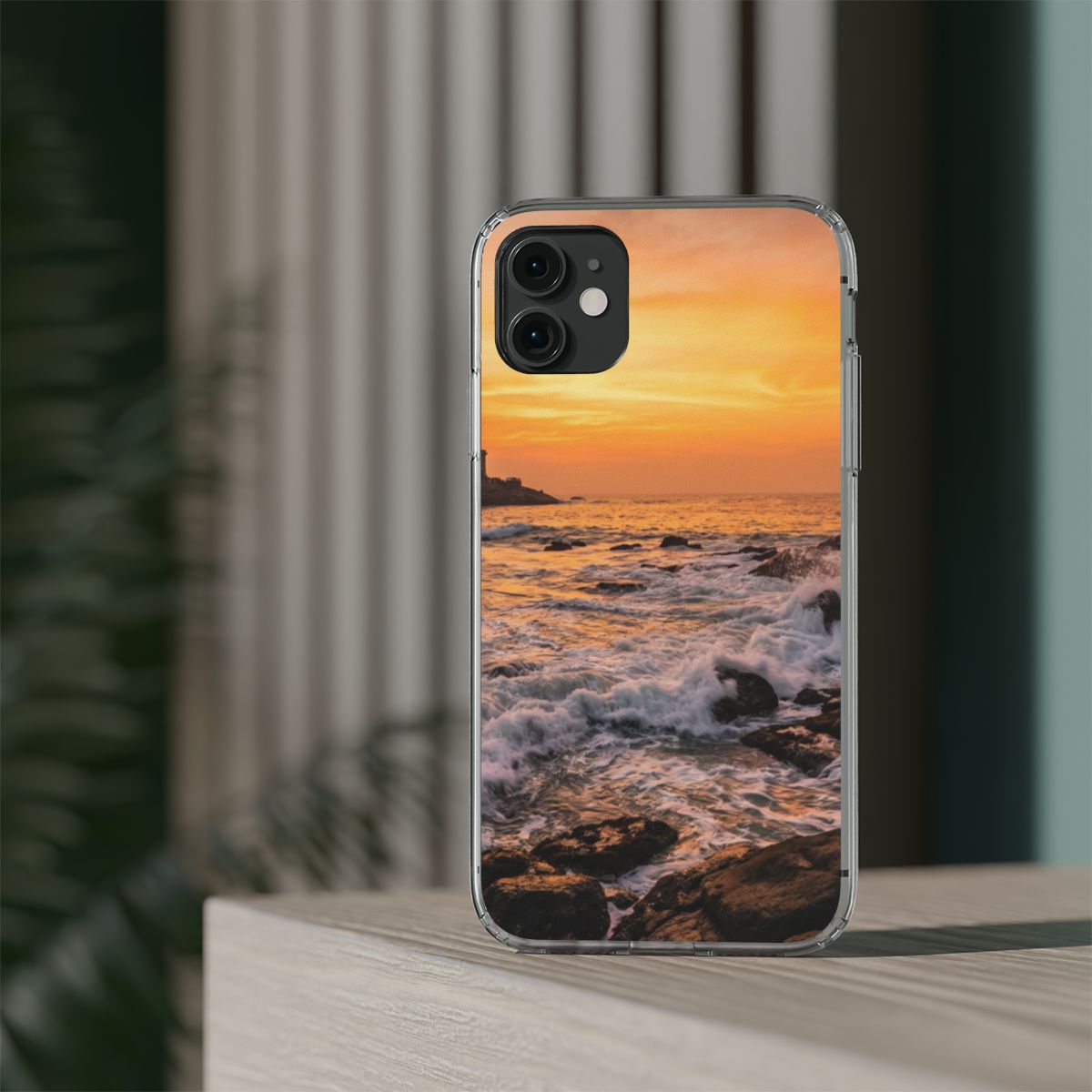 Clear Impact-Resistant Cases - Clear Phone Case - Golden...
