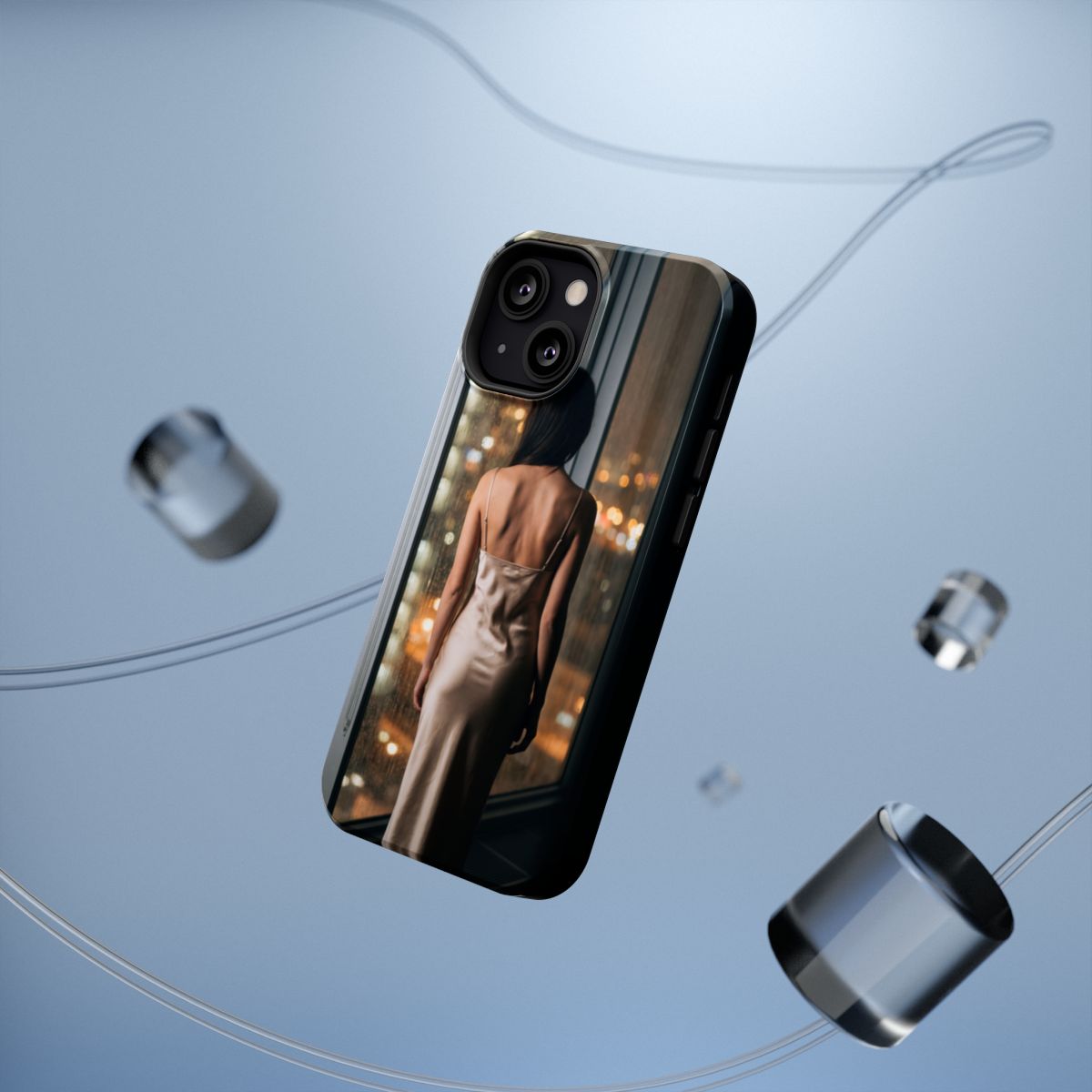 Impact-Resistant Cases - Tough Phone Case - Rainy Windows...— sizes part 1/2