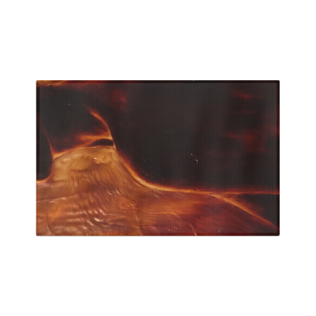 Microfiber Tea Towel - Molten Silhouette | Echovira Gallery