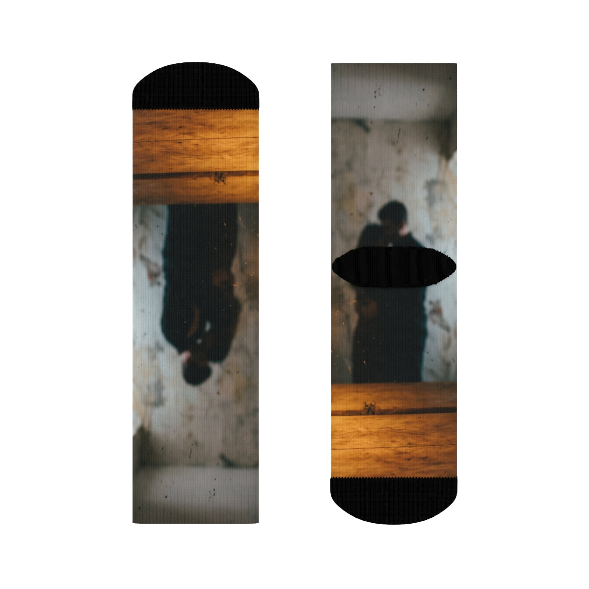 Crew Socks - Shadowed Whispers Cozy Comfort | Echovira...