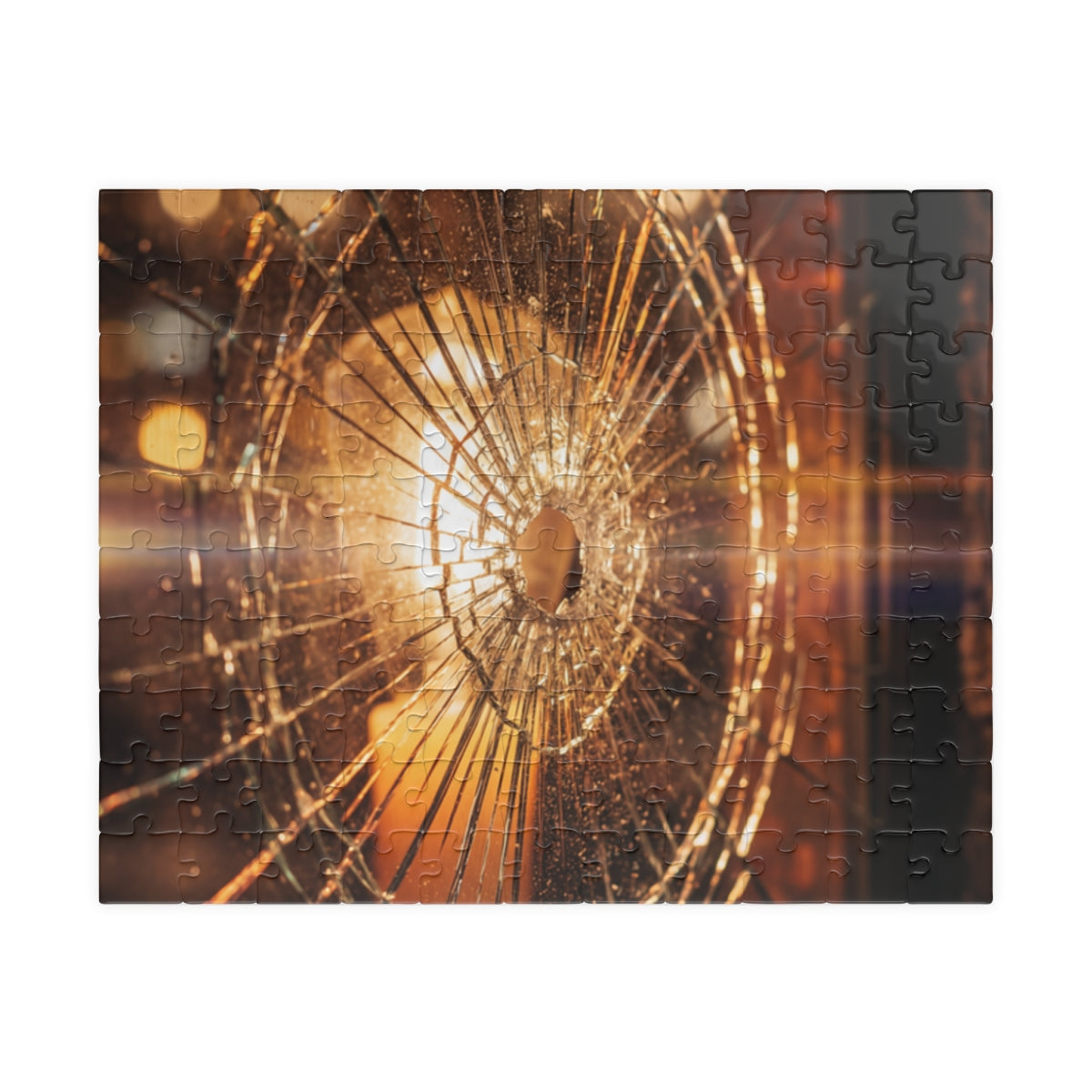 Puzzle - Fractured Light Shattered Glass Art | Echovira...