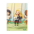 Toddler Blanket - Sunny Playground Joy | Echovira Gallery