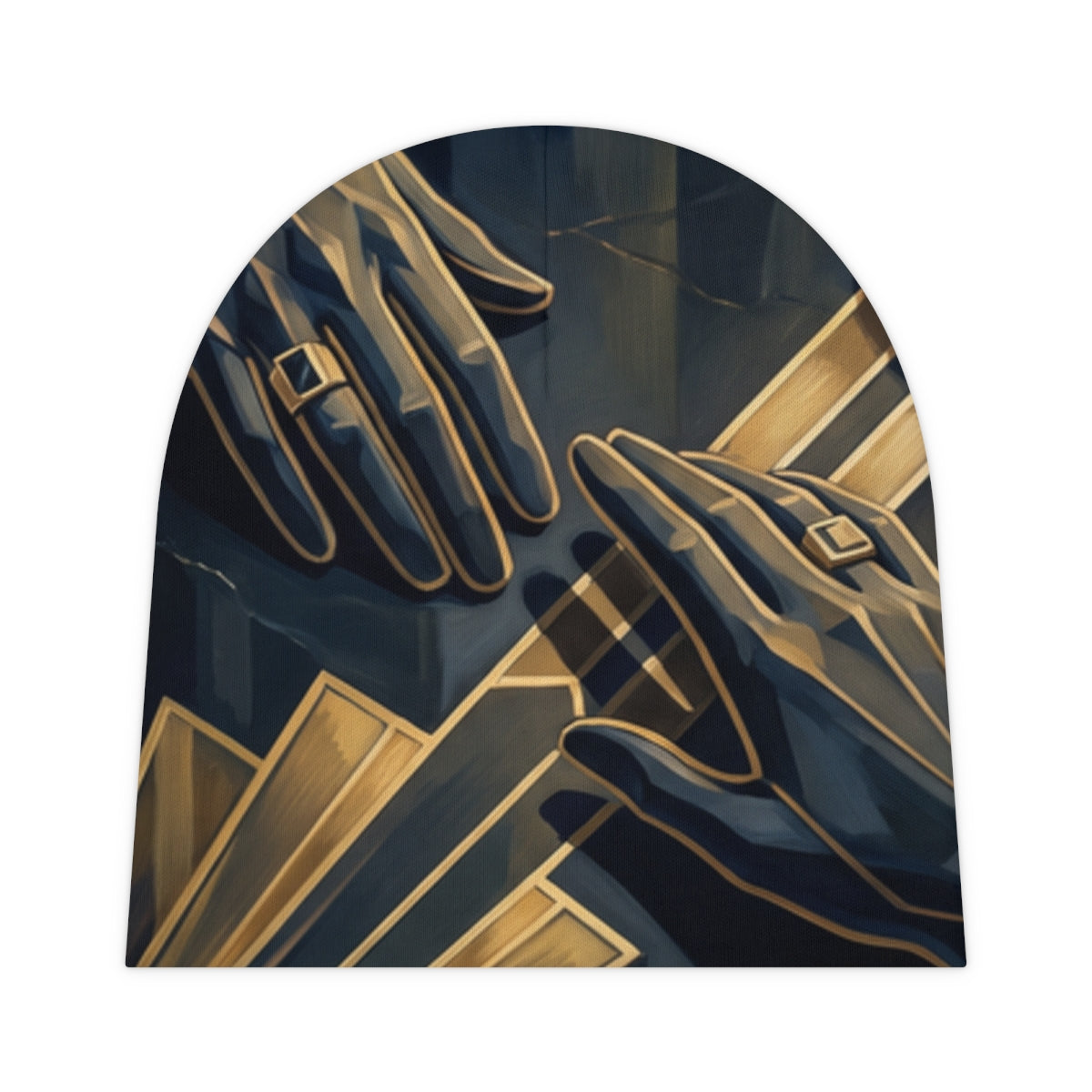 Art Deco Noir Baby Beanie