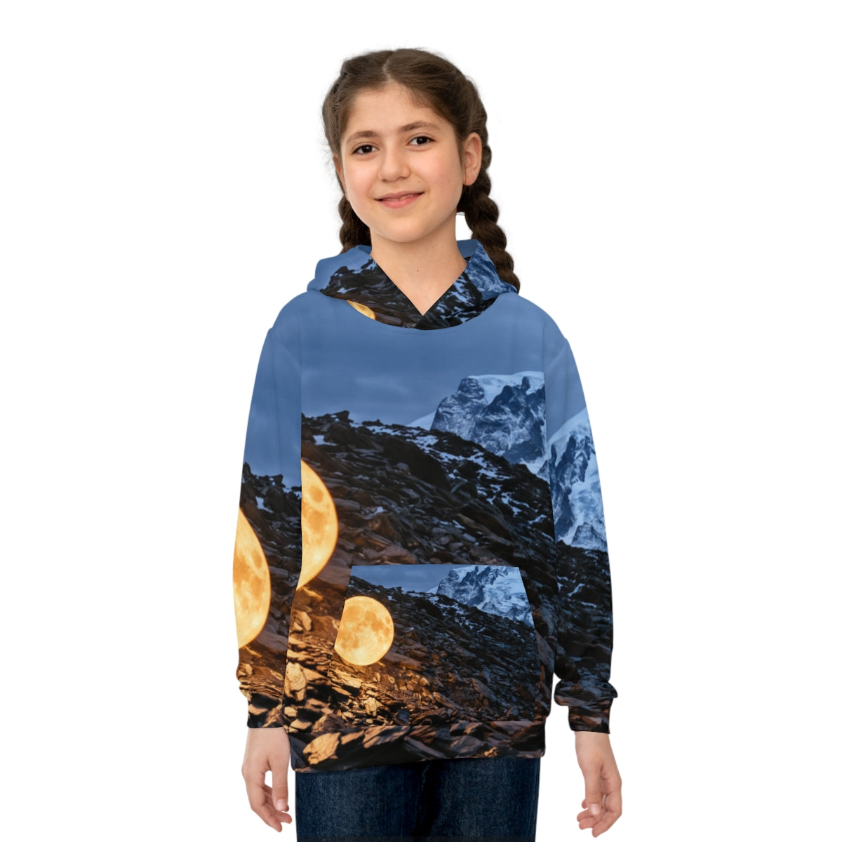 Kids Alpine Full Moon Hoodie