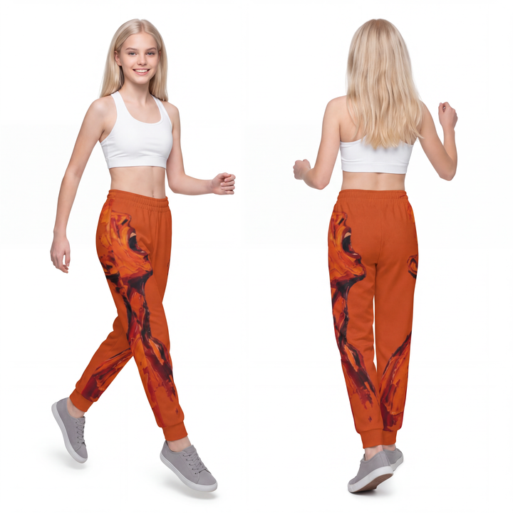 Youth Joggers - Fiery Sunset Joggers