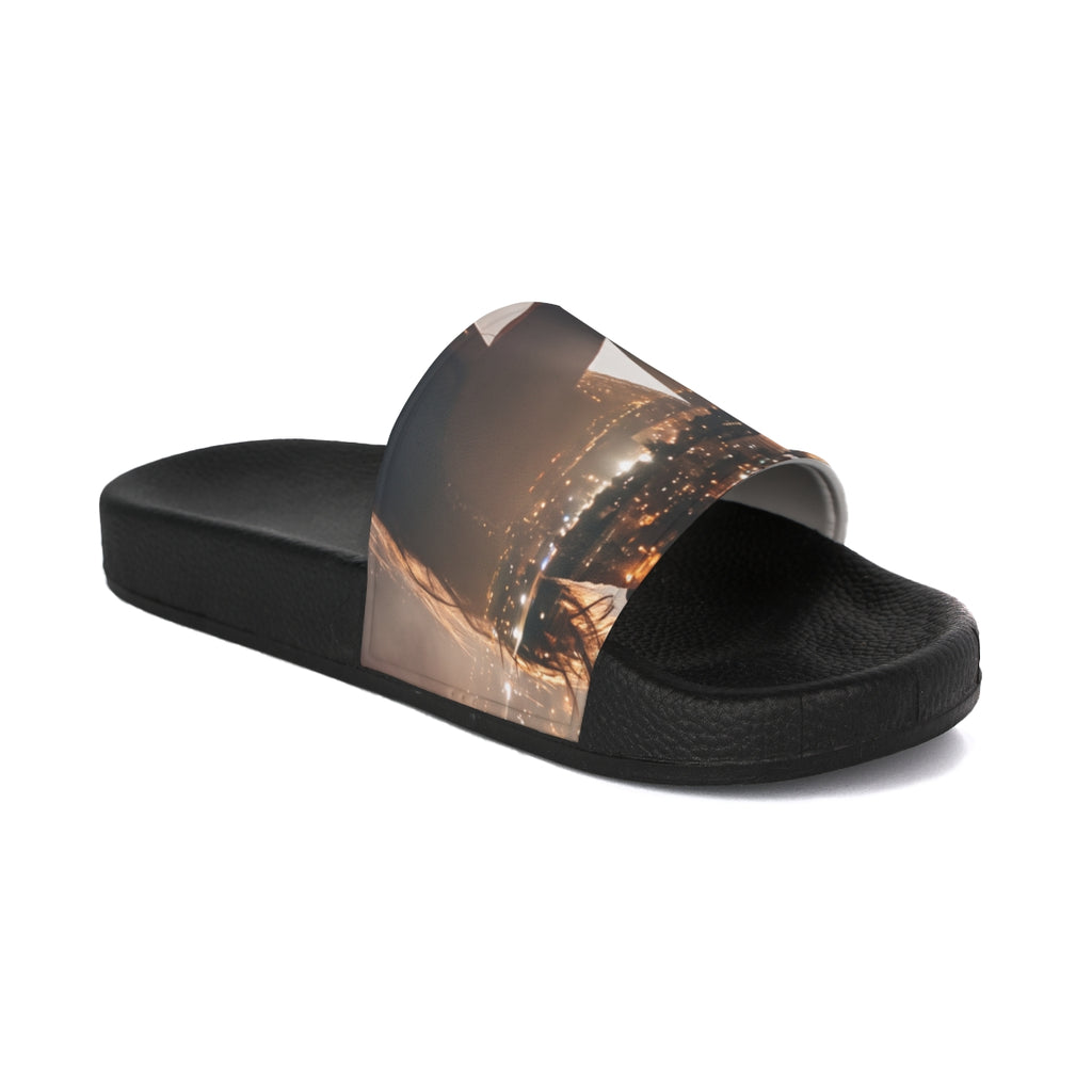 Men's Slide Sandals - Midnight City lights | Echovira...