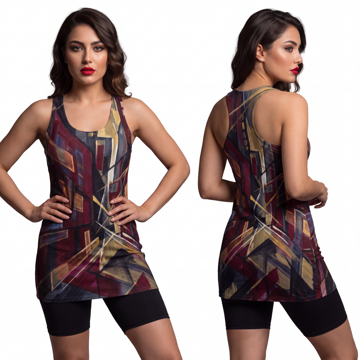 Women's Cut & Sew Racerback Dress - Urban Lines | Echovira...
