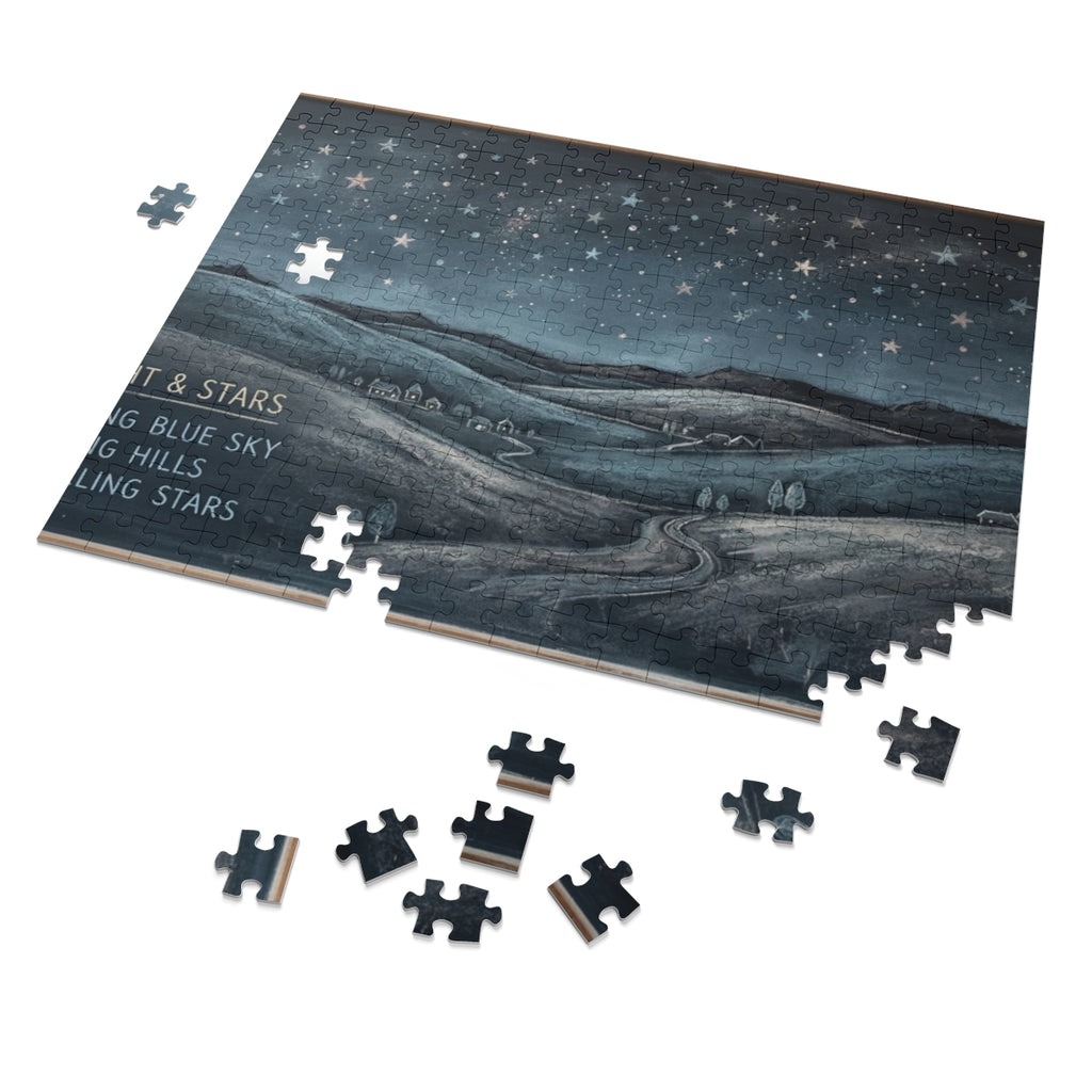 Jigsaw Puzzle with Tin - Twilight Hills Night (30, 110, 252...