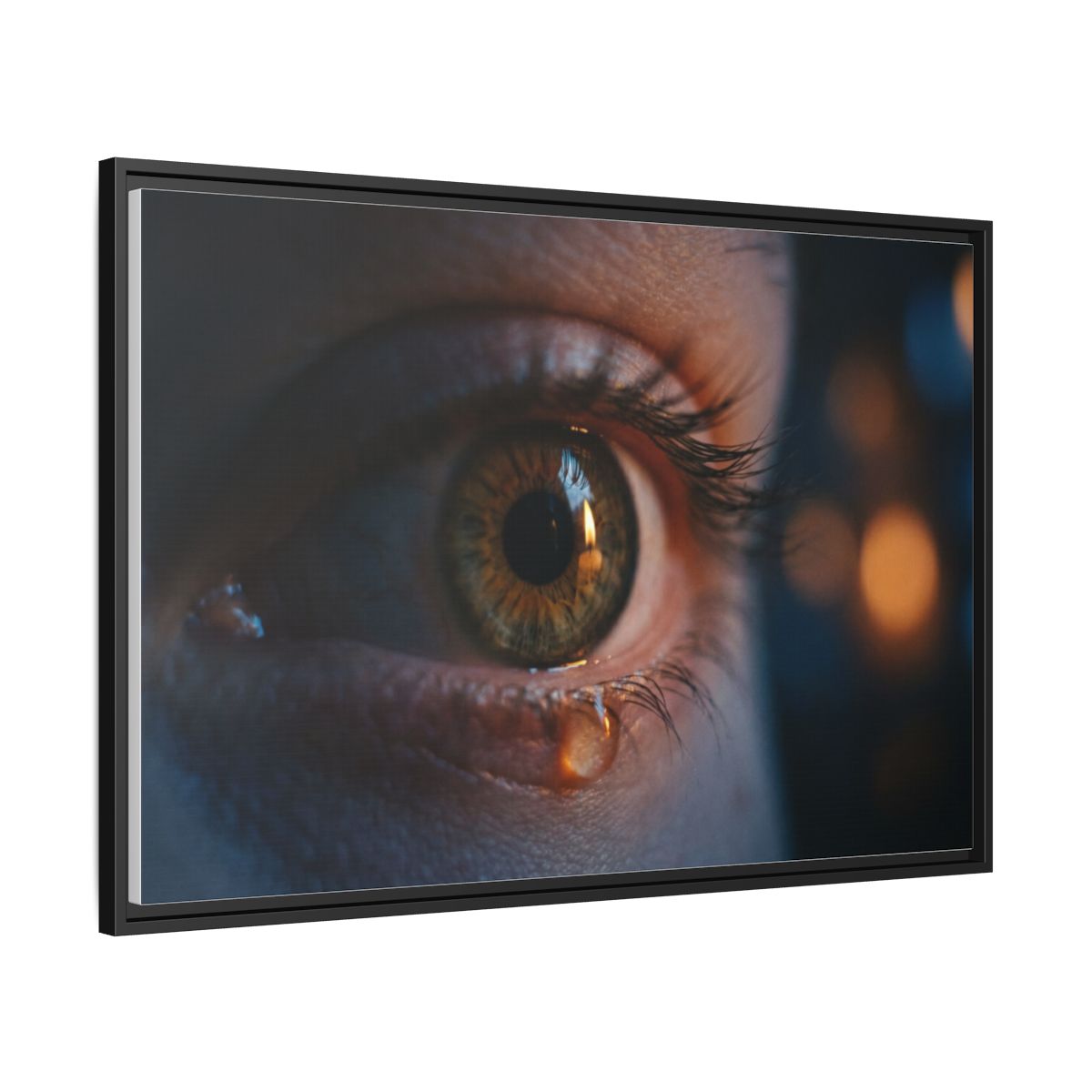 Framed Matte Canvas - Mystic Eye — Black / 1.25"
