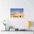 Framed Horizontal Poster - Sunset Ridge (14×11, 16×12... |...