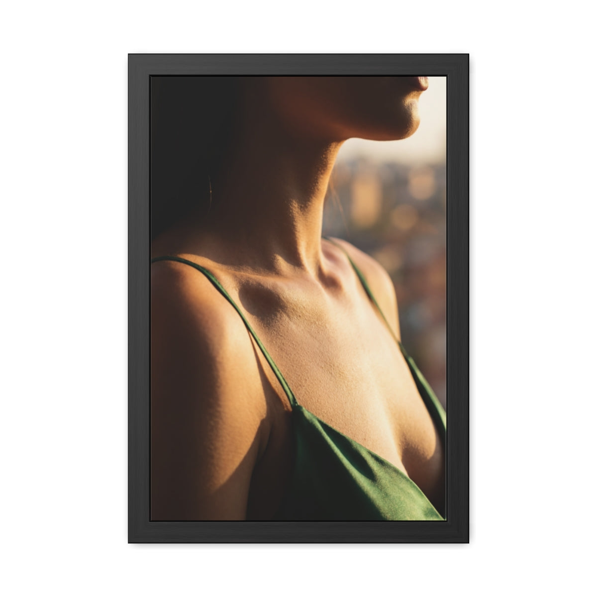 Framed Poster - Sunlit Muse Gallery Art — Portrait