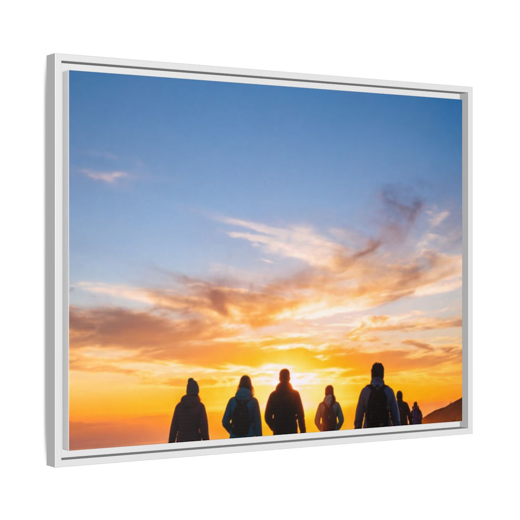 Matte Canvas, Framed - Epic Dawn Trek