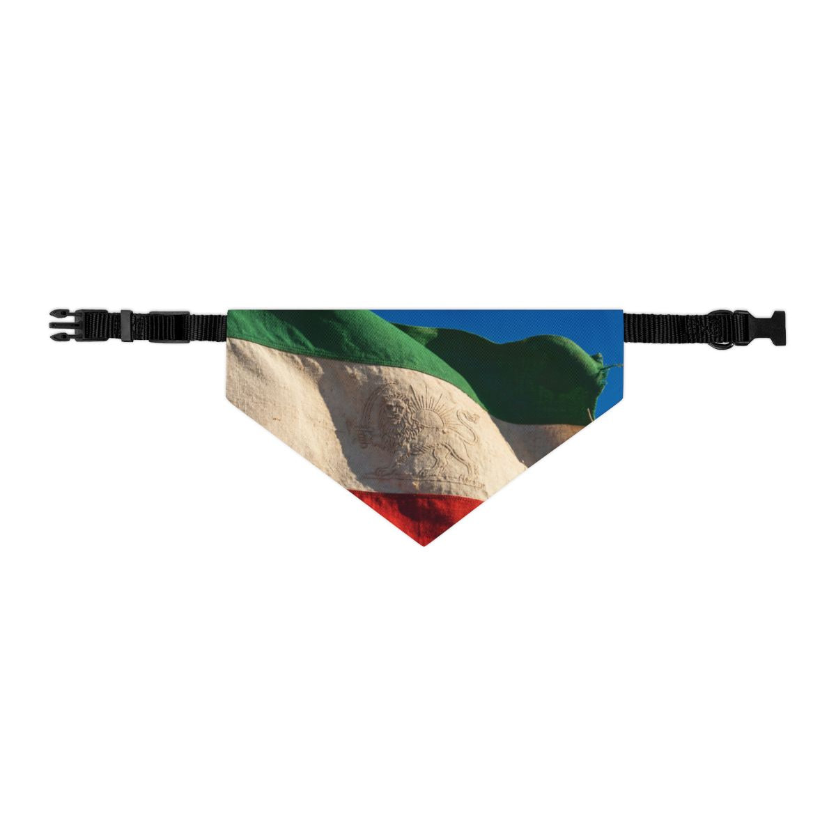 Pet Bandana Collar - Vintage Persian Lion and Sun Flag Art |...