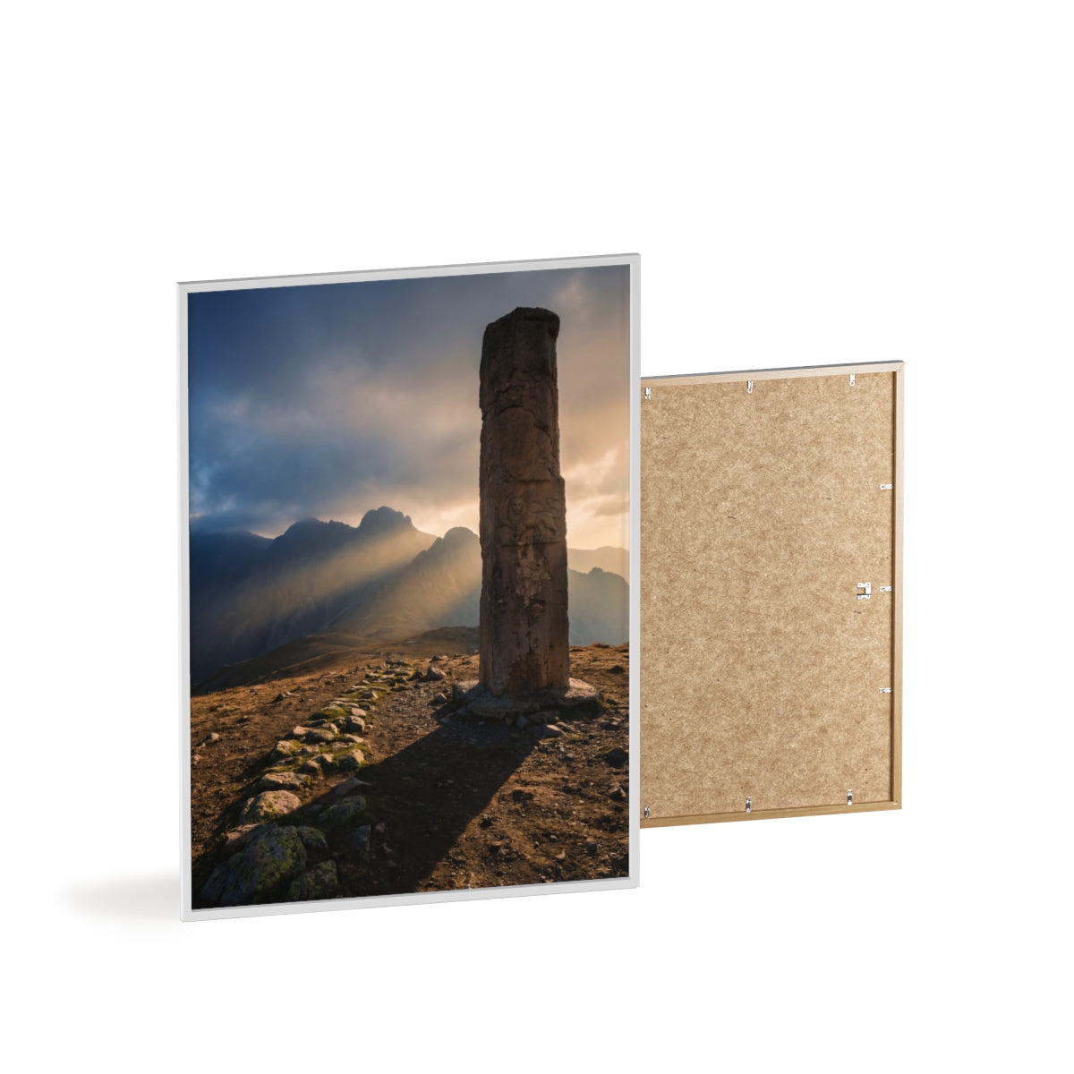 Wooden Frame Poster - Majestic Peak