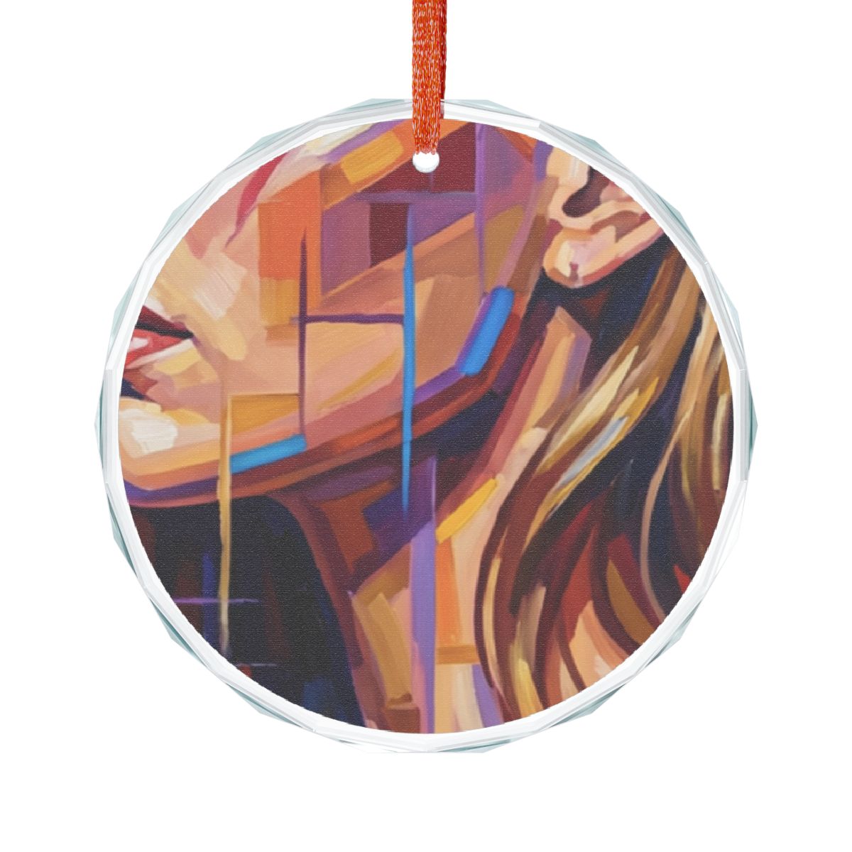 Crystal Glass Ornament - Shattered Elegance | Echovira...