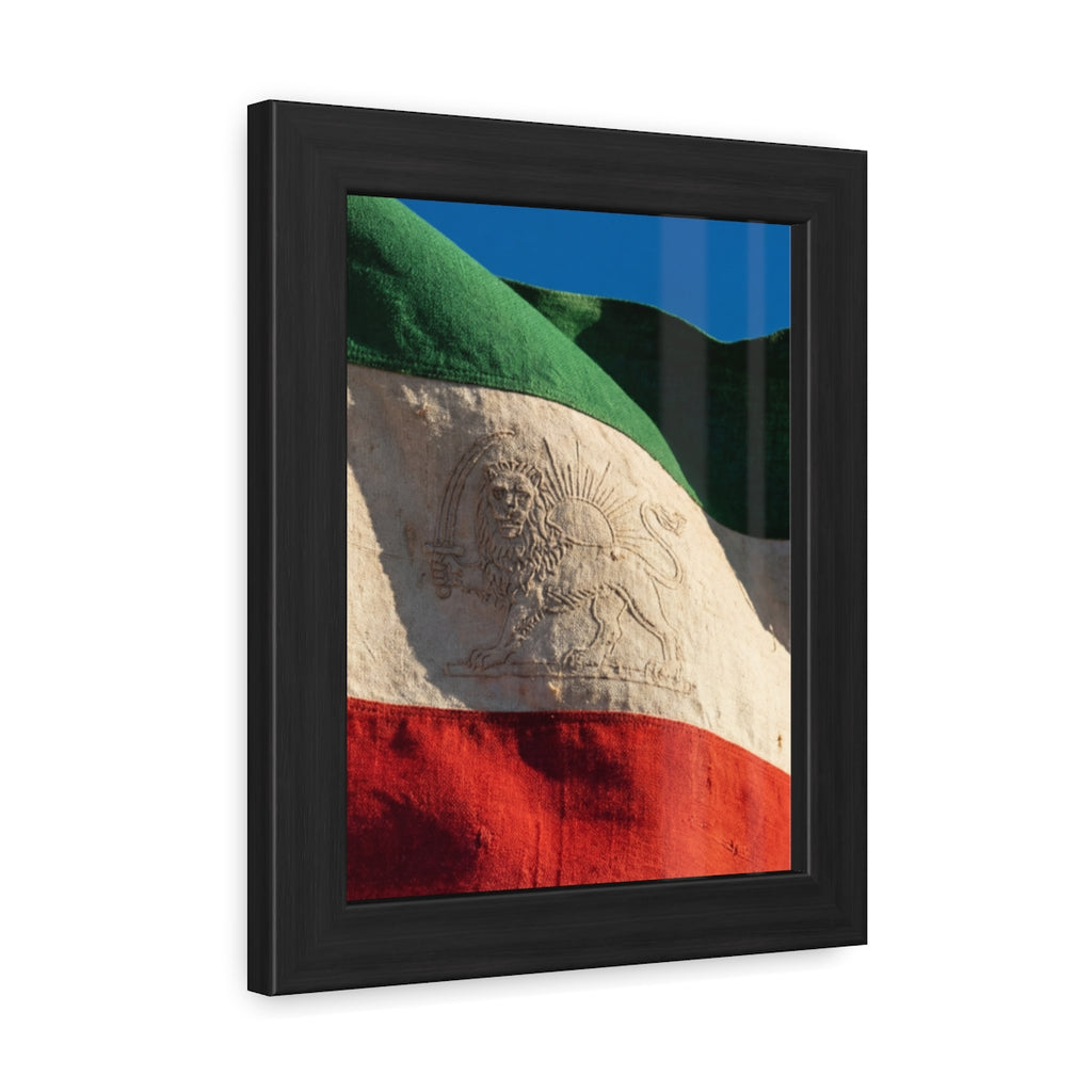 Framed Wall Art - Heritage Flag — Portrait