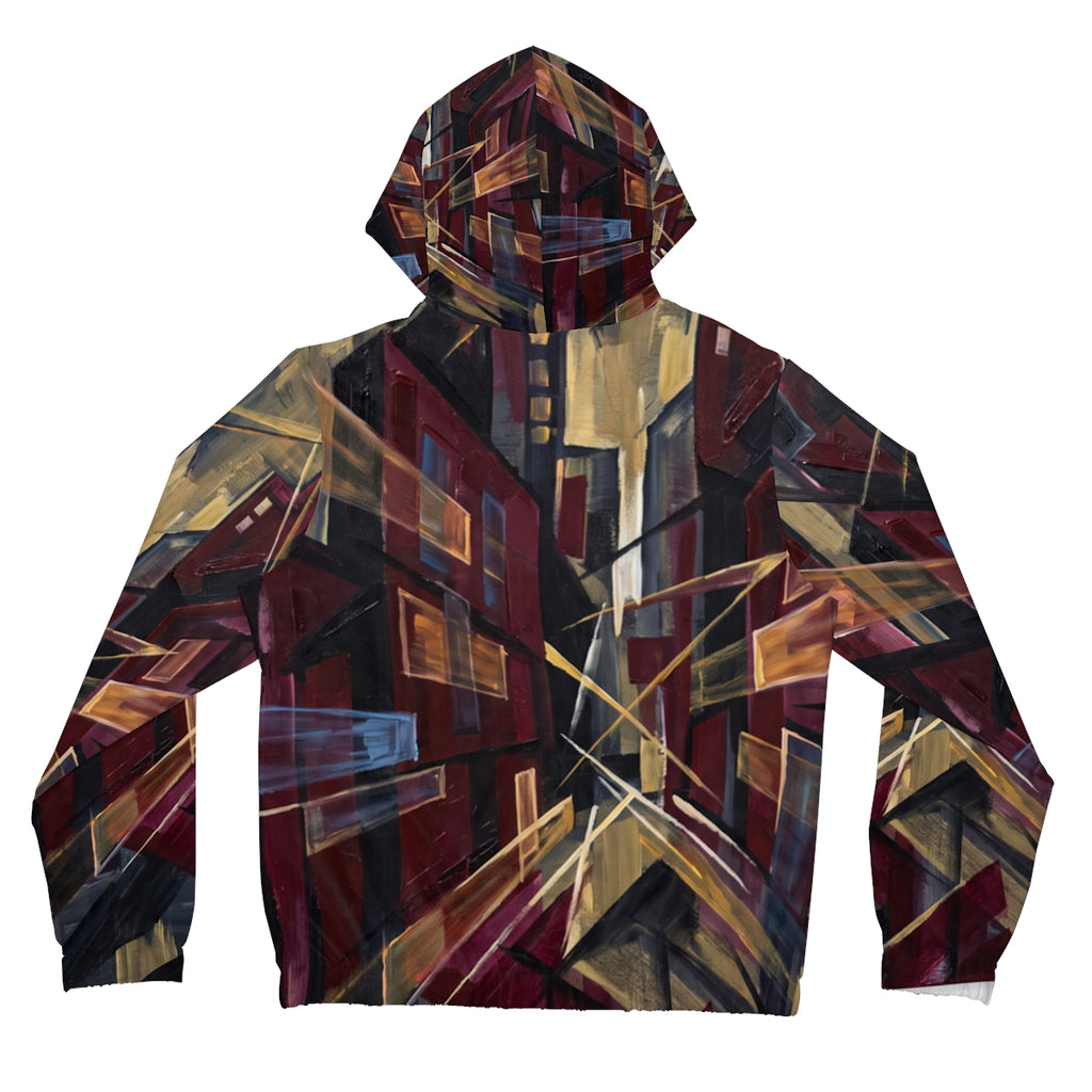 Women's Full-Zip Hoodie - Urban Pulse | Echovira Gallery