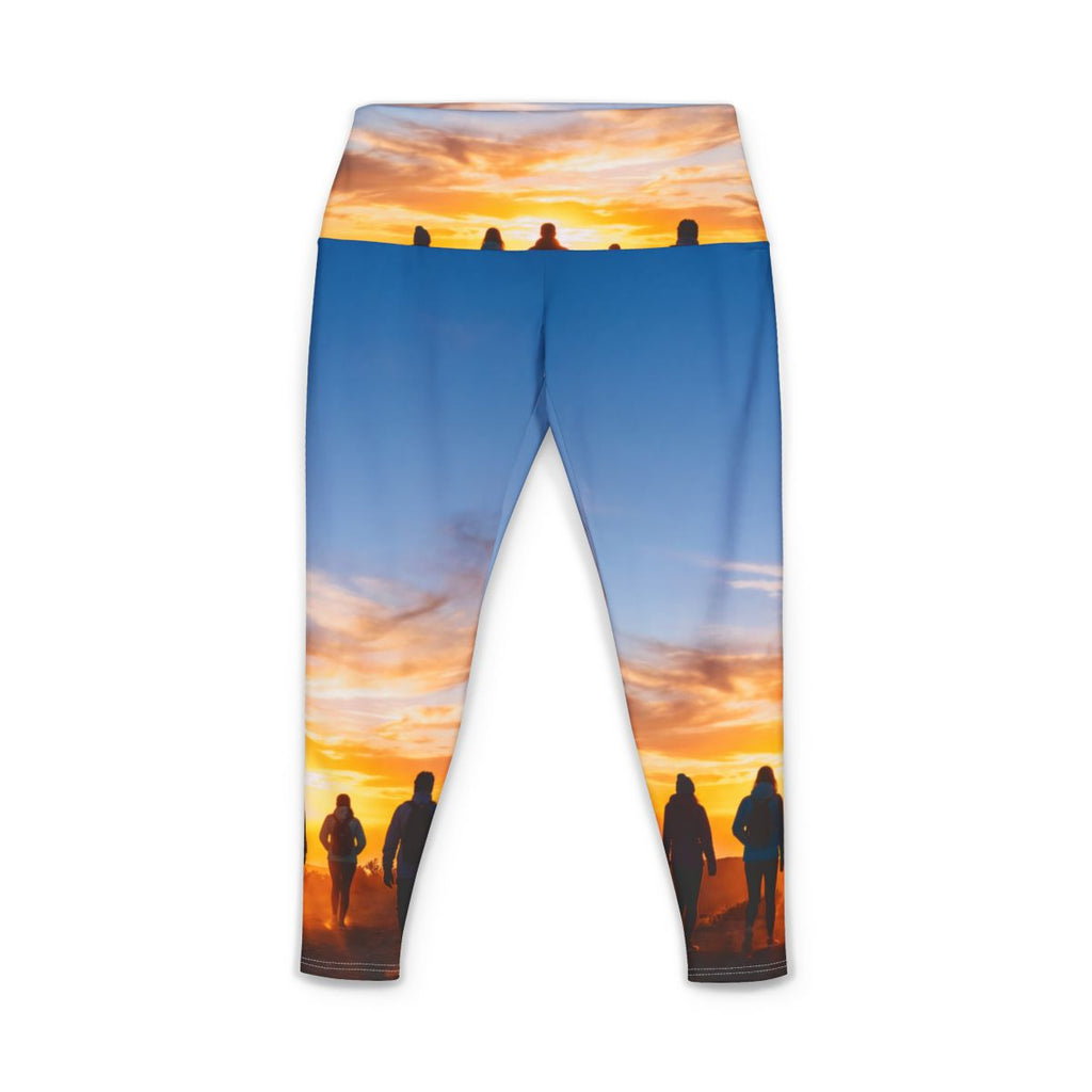 Women's Yoga Pants - Golden Horizon Flow