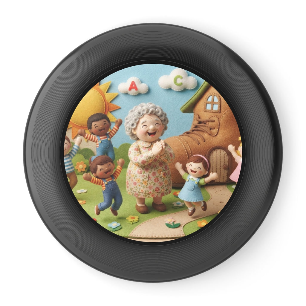 Wham-O Frisbee - Whimsical Storybook Felt Shoe House Art |...
