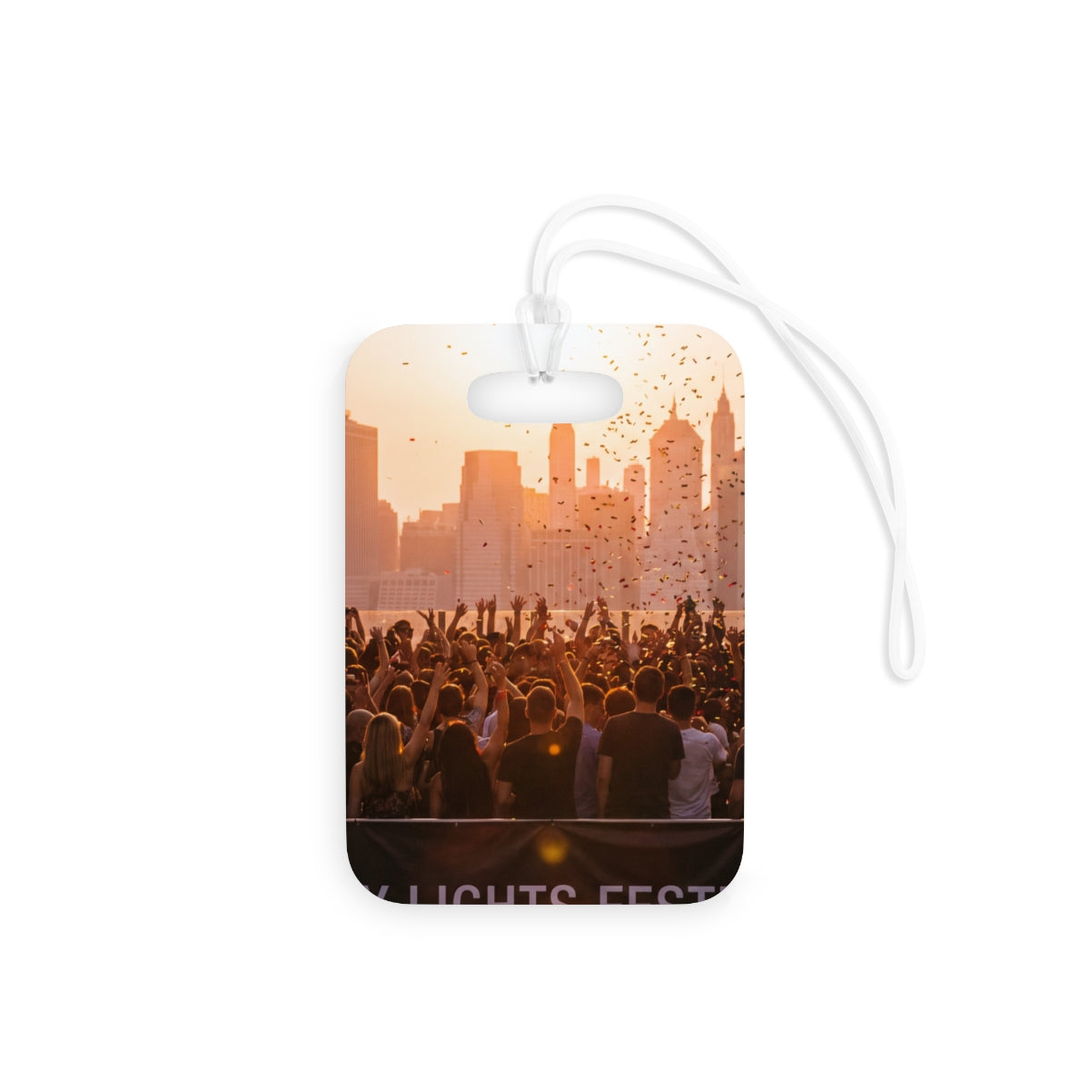 Luggage Tag - City Lights Festival | Echovira Gallery