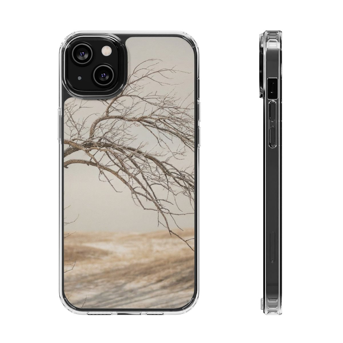 Clear Impact-Resistant Cases - Clear Phone Case - Winter...