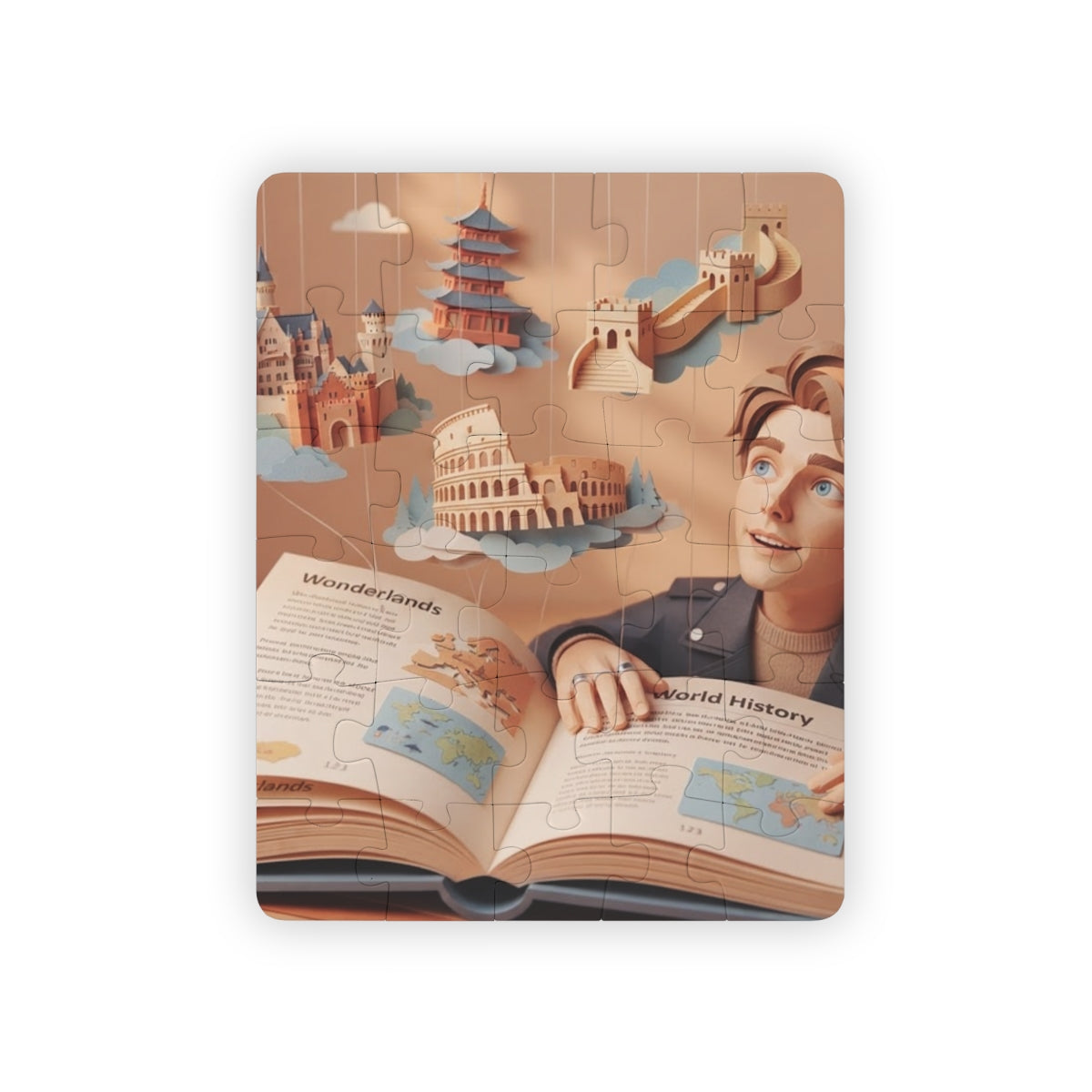 Kids' Puzzle 30-Piece - World Wonders | Echovira Gallery