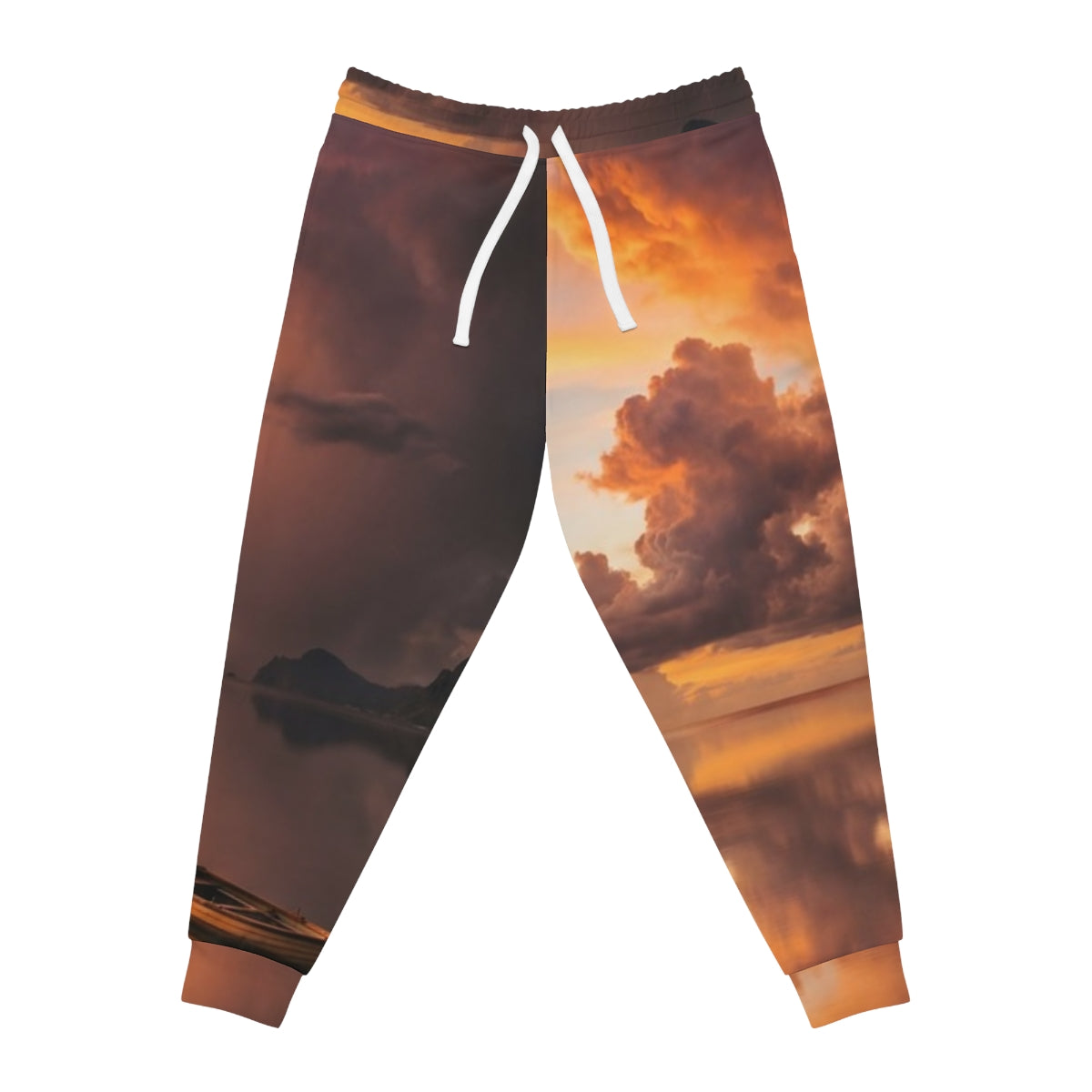 Athletic Joggers - Sunset Dreamscape Horizon | Echovira...