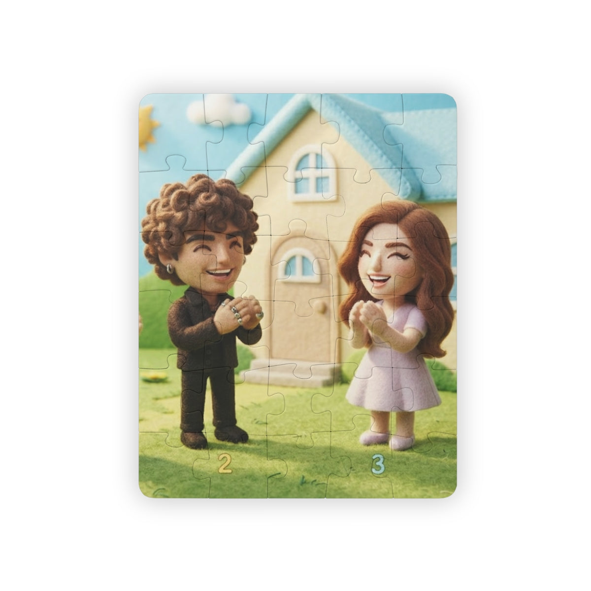 Kids' Puzzle 30-Piece - Felt Friends Cottage | Echovira...