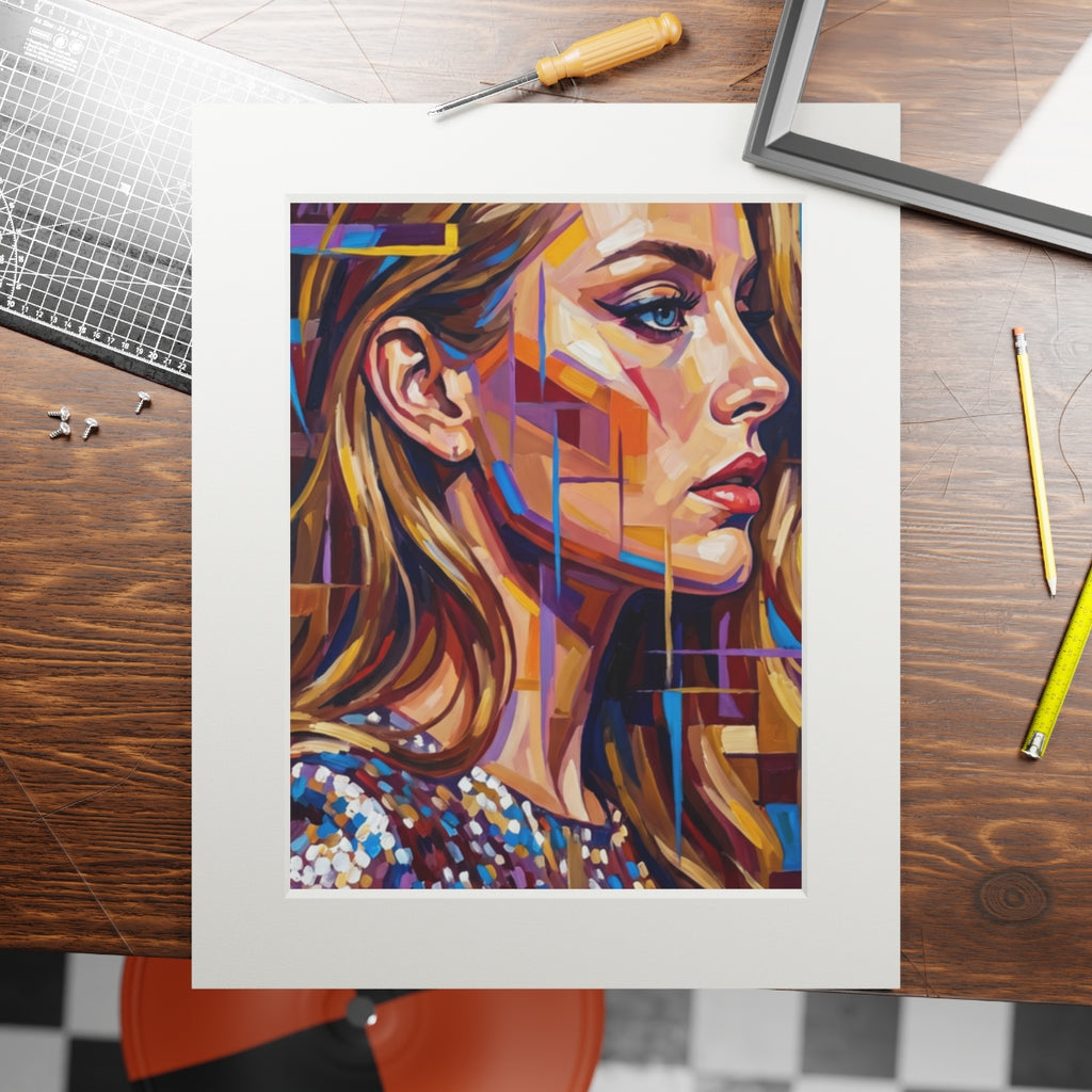 Fine Art Print with Frame - Shattered Elegance (11×14 &... |...