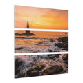 Acrylic Prints Triptych - Majestic Sunset Horizon —... |...