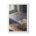 Framed Vertical Poster - Celestial Book of Fate Mystical Art...