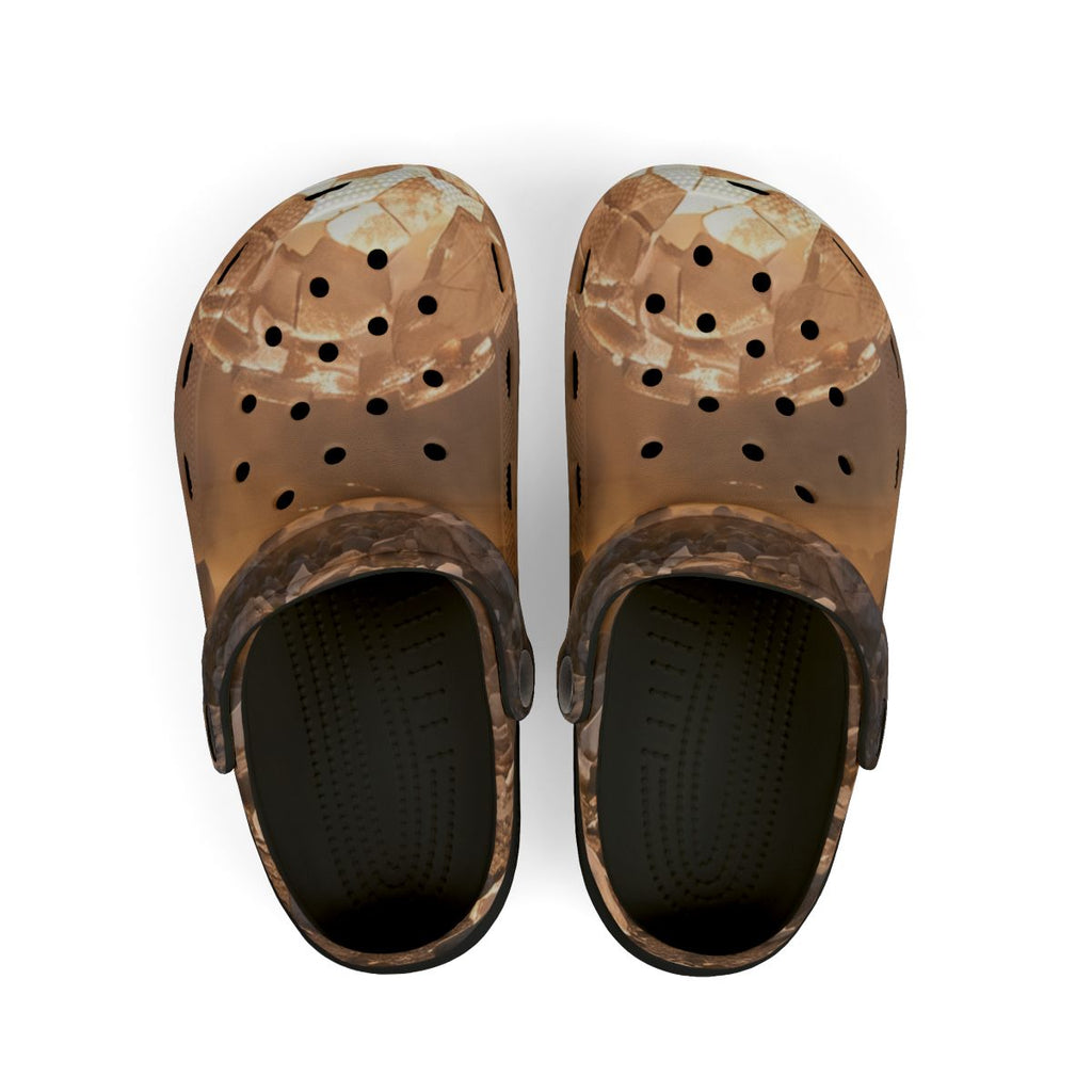 Kids' Clogs with Surreal Floating Ice Sphere