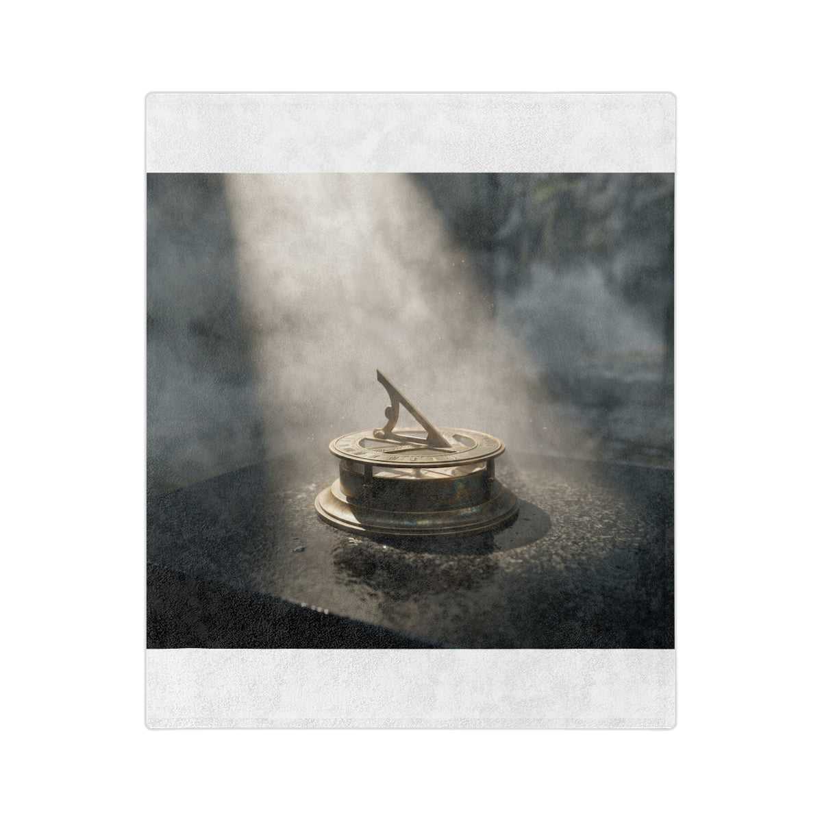 Velveteen Blanket - Sundial in Sunbeam | Echovira Gallery