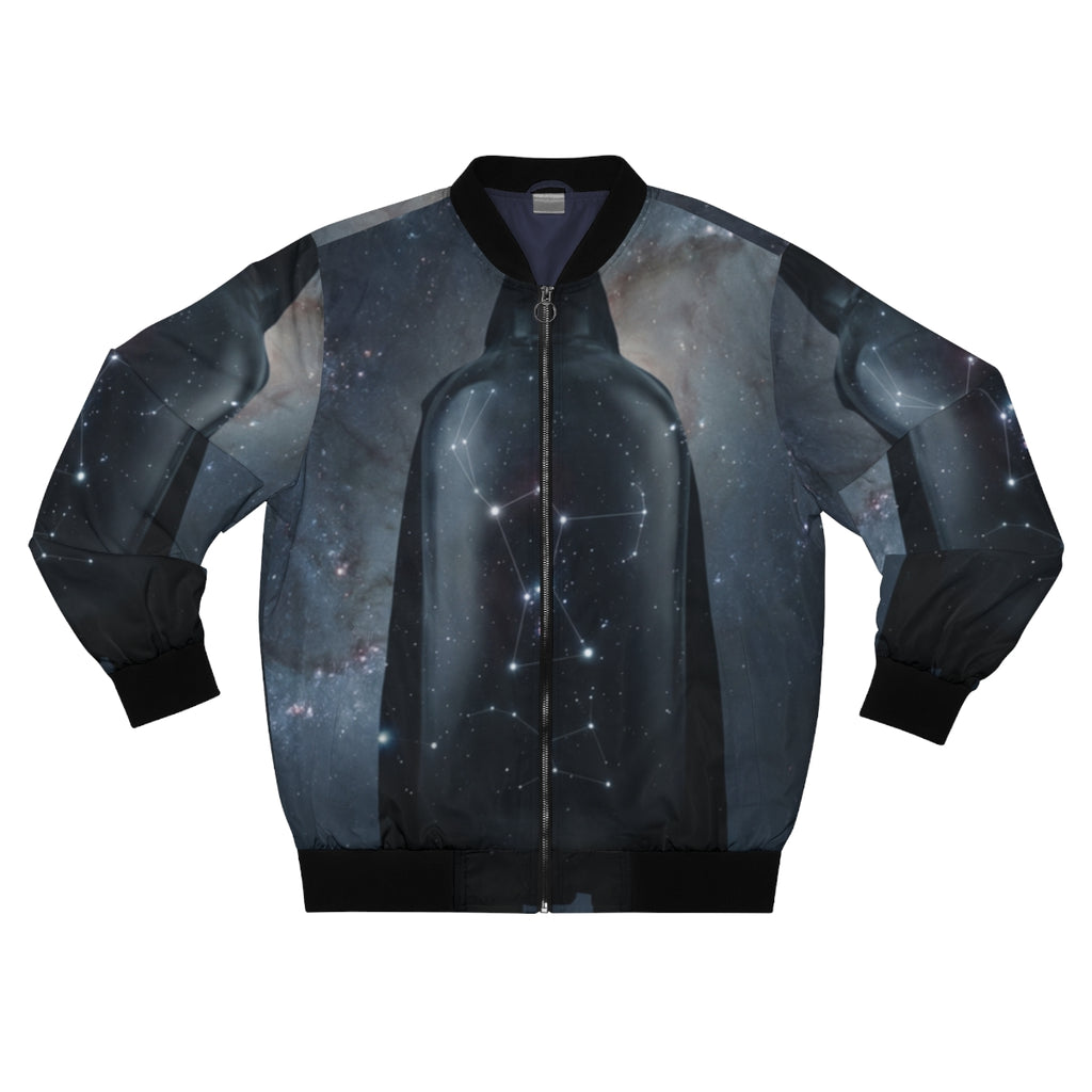 Men's Bomber Jacket - Cosmic Sentinel Orion Constellation......