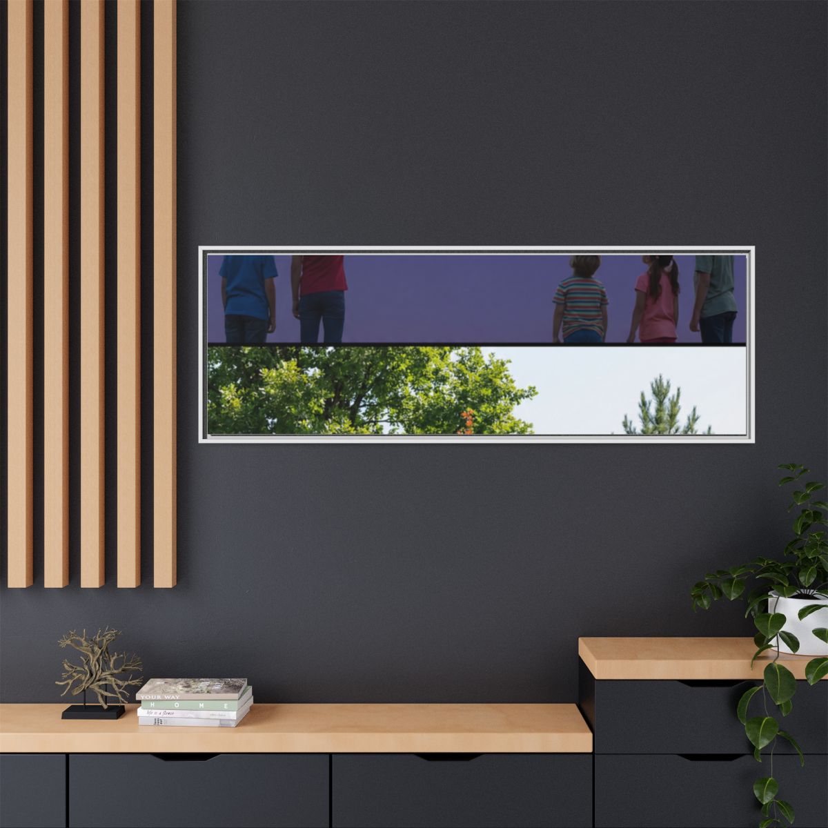 Framed Matte Canvas - Discovery — White / 1.25"