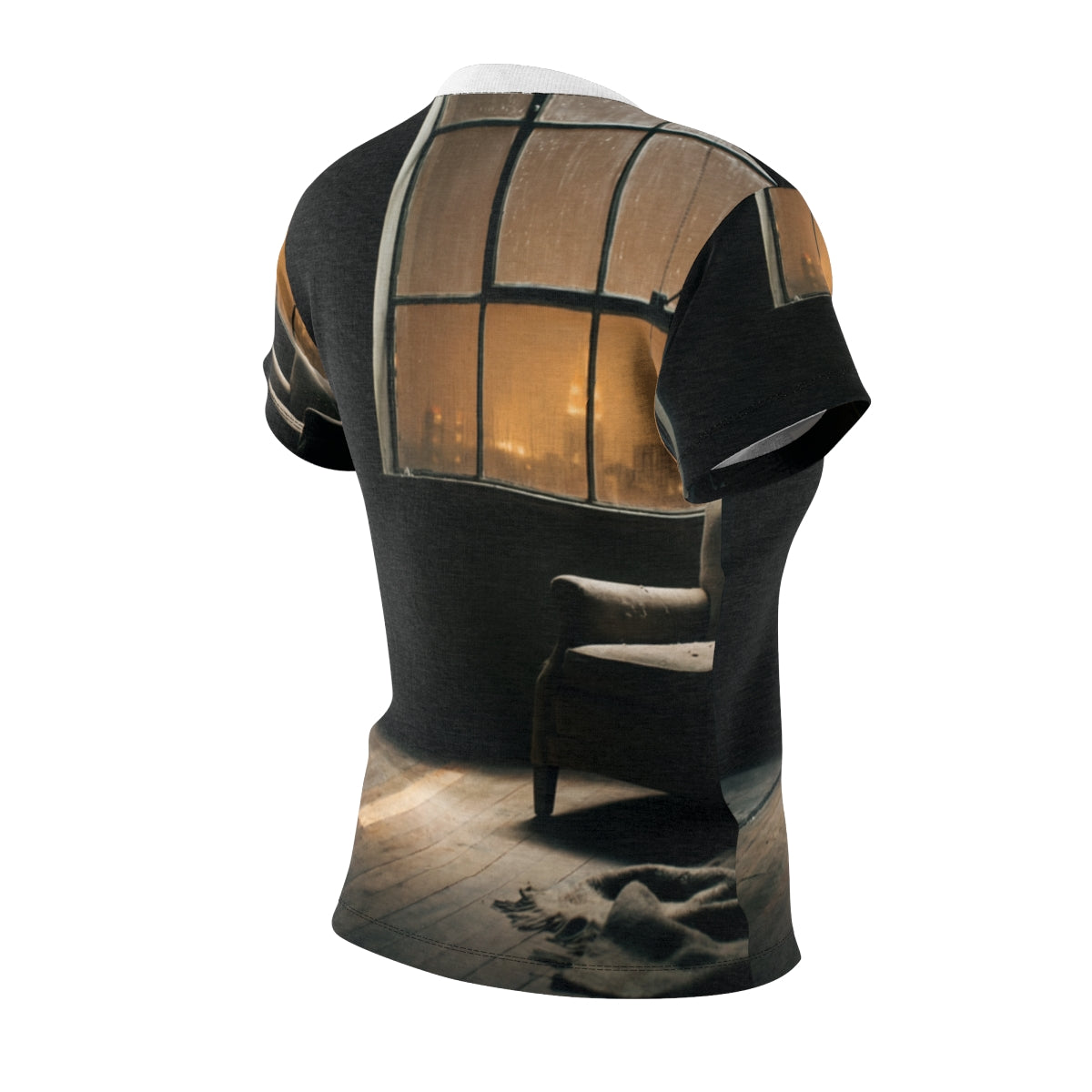 Women's Cut & Sew Tee - Rainy Solitude | Echovira Gallery
