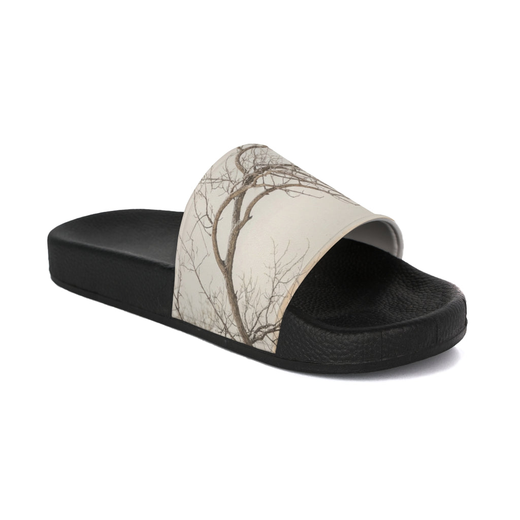 Men's Slide Sandals - Winter Branch Solitude Landscape |...