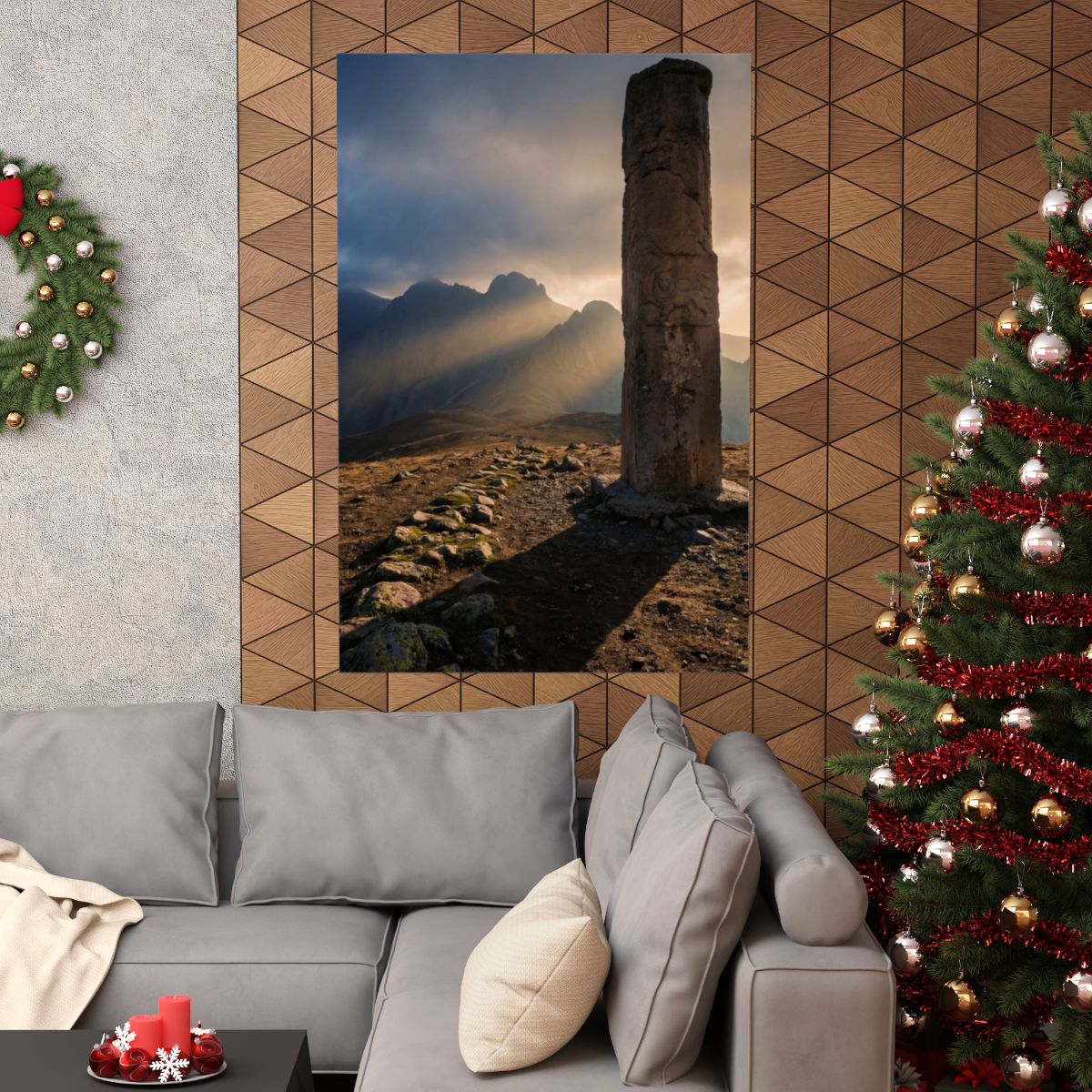 Matte Vertical Posters - Mystic Monolith Ancient Persian......