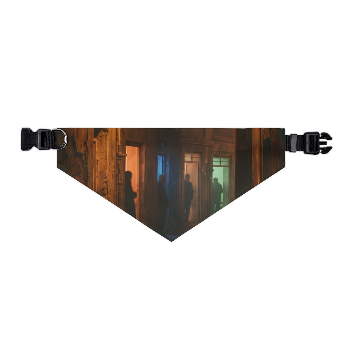 Pet Bandana Collar - Shadowed Alleyway Mystery Art Print |...
