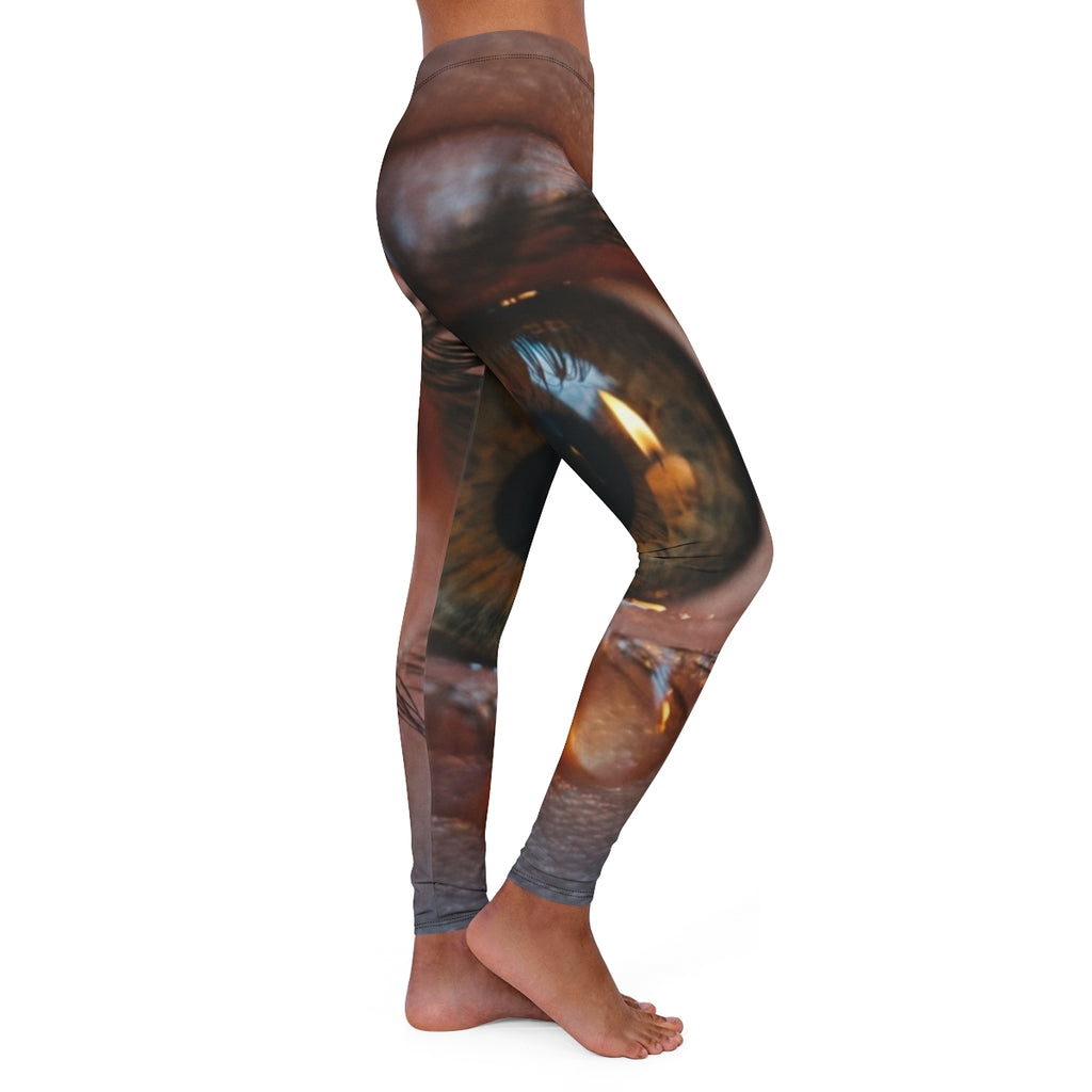 Women's Spandex Leggings - Luminous Tear